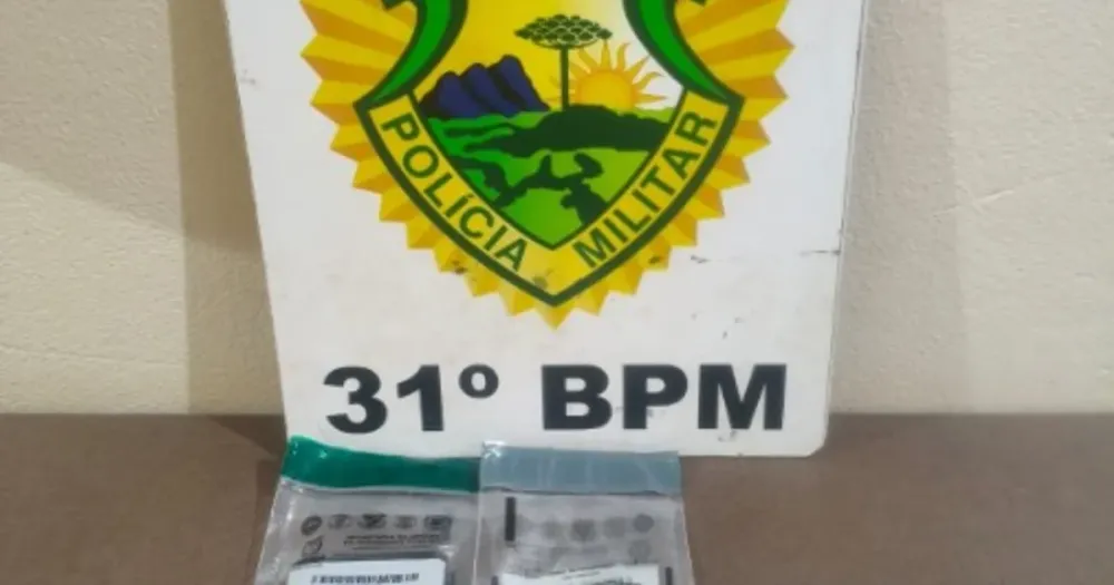Suspeito de tráfico de cocaína é preso durante abordagem policial em Palotina